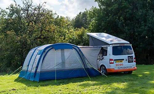 OLPRO Cocoon Breeze Inflatable Campervan Awning Blue & Grey 2 OLPRO Cocoon Breeze Inflatable Campervan Awning Blue & Grey - Image 2