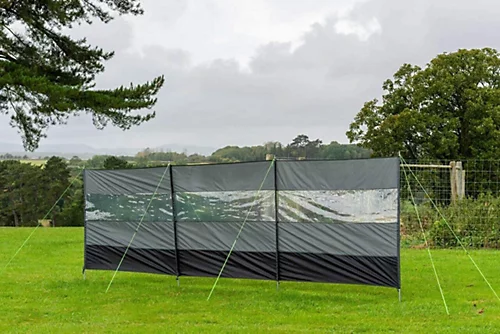 OLPRO Outdoor Leisure Products Charcoal Compact Vision Windbreak 2 OLPRO Outdoor Leisure Products Charcoal Compact Vision Windbreak - Image 2
