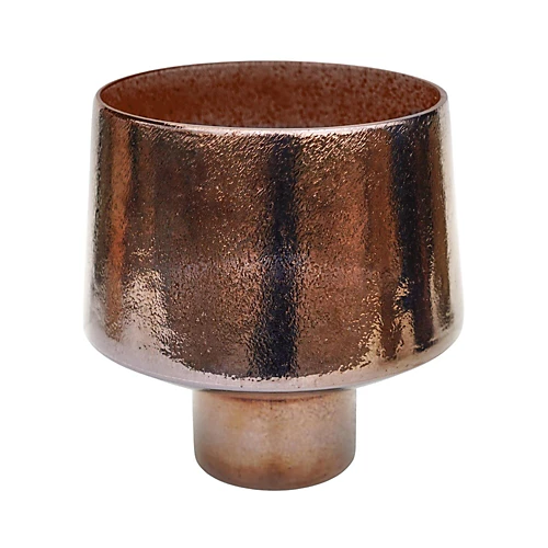 Opulent Curved Metallic Bronze Planter H22Cm W20Cm 2 Opulent Curved Metallic Bronze Planter H22Cm W20Cm - Image 2