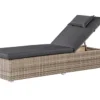 OUT & OUT Palma Rattan Sun Lounger