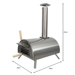 Outdoor Tabletop Pizza Oven Smoker Barbeque Countertop Garden With Pizza Peel, Pizza Stone, Pizza Cutter, Rain Cover -Outsunny Garden Zone outdoor tabletop pizza oven smoker barbeque countertop garden with pizza peel pizza stone pizza cutter rain cover5055986146810 03c MP