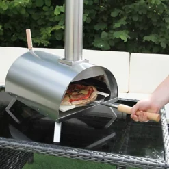 Outdoor Tabletop Pizza Oven Smoker Barbeque Countertop Garden With Pizza Peel, Pizza Stone, Pizza Cutter, Rain Cover -Outsunny Garden Zone outdoor tabletop pizza oven smoker barbeque countertop garden with pizza peel pizza stone pizza cutter rain cover5055986146810 04c MP