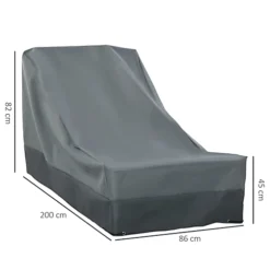 Outsunny 200x86x82cm Patio Furniture Cover For Chairs Water Resistant Protection -Outsunny Garden Zone outsunny 200x86x82cm patio furniture cover for chairs water resistant protection5056399125744 03c MP