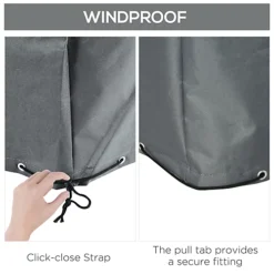 Outsunny 205x192cm Outdoor Garden Furniture Protective Cover Water UV Resistant 7 Outsunny 205x192cm Outdoor Garden Furniture Protective Cover Water UV Resistant -Outsunny Garden Zone outsunny 205x192cm outdoor garden furniture protective cover water uv resistant5056399125317 06c MP