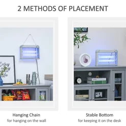 Outsunny 20W Mosquito Killer Electric Insect Fly Pest Control Bug Zapper Trap UV -Outsunny Garden Zone outsunny 20w mosquito killer electric insect fly pest control bug zapper trap uv5055974888807 06c MP