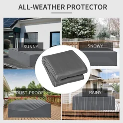 Outsunny 225x210cm Outdoor Garden Furniture Protective Cover Water UV Resistant -Outsunny Garden Zone outsunny 225x210cm outdoor garden furniture protective cover water uv resistant5056399125355 06c MP