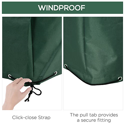 Outsunny 255x142cm Outdoor Garden Furniture Protective Cover Water UV Resistant 4 Outsunny 255x142cm Outdoor Garden Furniture Protective Cover Water UV Resistant - Image 4