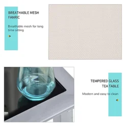 Outsunny 3 Pieces Lounge Chair Set Garden Sunbathing W/ Table Cream 7 Outsunny 3 Pieces Lounge Chair Set Garden Sunbathing W/ Table Cream -Outsunny Garden Zone outsunny 3 pieces lounge chair set garden sunbathing w table cream5056534538569 06c MP