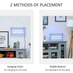 Outsunny 30W Mosquito Insect Killer Pest Bug Trap Lamp Electric Fly Zapper UV -Outsunny Garden Zone outsunny 30w mosquito insect killer pest bug trap lamp electric fly zapper uv5055974888760 06c MP