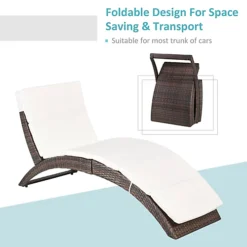 Outsunny Garden Rattan Sun Lounger Foldable Patio Recliner Chaise Chair Brown 7 Outsunny Garden Rattan Sun Lounger Foldable Patio Recliner Chaise Chair Brown -Outsunny Garden Zone outsunny garden rattan sun lounger foldable patio recliner chaise chair brown5060348504870 06c MP