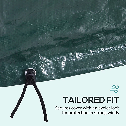 Outsunny Large Patio Set Cover Outdoor Garden Furniture Cover 235x190x90cm 4 Outsunny Large Patio Set Cover Outdoor Garden Furniture Cover 235x190x90cm - Image 4