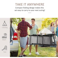 Outsunny Outdoor Folding Sun Lounger W/ Adjustable Backrest And Aluminium Brown -Outsunny Garden Zone outsunny outdoor folding sun lounger w adjustable backrest and aluminium brown5056534574819 06c MP