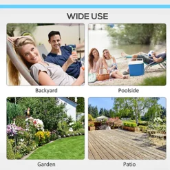 Outsunny Outdoor Lounger Fold 180 Degrees Reclining Chair With Adjustable Canopy Blue 7 Outsunny Outdoor Lounger Fold 180 Degrees Reclining Chair With Adjustable Canopy Blue -Outsunny Garden Zone outsunny outdoor lounger fold 180 degrees reclining chair with adjustable canopy blue5056399104008 06c MP