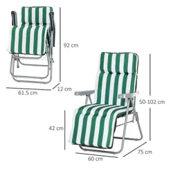 Outsunny Set Of 2 Sun Lounger Reclining Chairs Garden Relaxer Recliner Cushioned 6 Outsunny Set Of 2 Sun Lounger Reclining Chairs Garden Relaxer Recliner Cushioned -Outsunny Garden Zone outsunny set of 2 sun lounger reclining chairs garden relaxer recliner cushioned5060348505273 03c MP