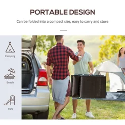 Outsunny Sun Lounger Recliner Foldable 7 Levels Texteline Brown 7 Outsunny Sun Lounger Recliner Foldable 7 Levels Texteline Brown -Outsunny Garden Zone outsunny sun lounger recliner foldable 7 levels texteline brown5055974873537 06c MP