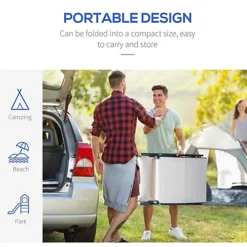 Outsunny Sun Lounger Recliner Foldable 7 Levels Texteline Cream White -Outsunny Garden Zone outsunny sun lounger recliner foldable 7 levels texteline cream white5055974845305 06c MP