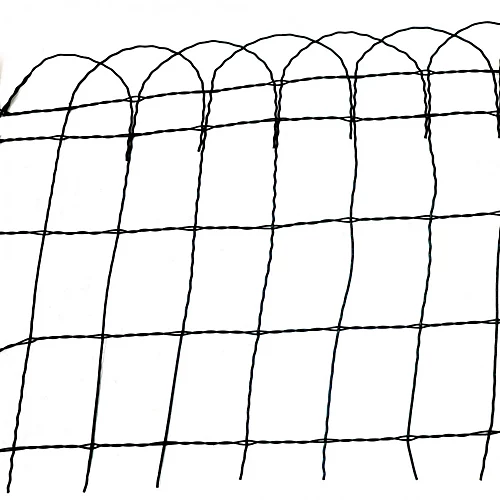 Oypla 10m X 650mm Garden Lawn Border Edging Fencing PVC Coated Wire 4 Oypla 10m X 650mm Garden Lawn Border Edging Fencing PVC Coated Wire - Image 4
