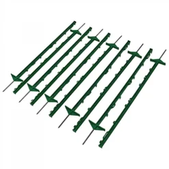 Oypla 1m Green Plastic Electric Temporary Fence Fencing Pins Posts Stakes Pack Of 10 -Outsunny Garden Zone oypla 1m green plastic electric temporary fence fencing pins posts stakes pack of 105060544753508 04c MP