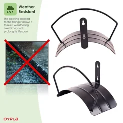 Oypla Heavy Duty Wall Mounted Garden Hose Pipe Hanger Storage Hook -Outsunny Garden Zone oypla heavy duty wall mounted garden hose pipe hanger storage hook5060544757995 04c MP