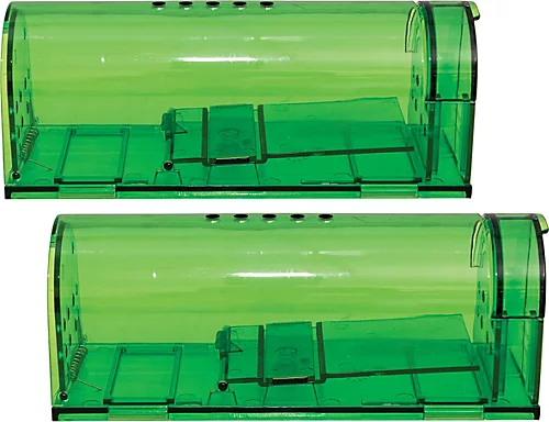 Pack Of 2 Indoor Outdoor Small Humane Mice Mouse Rat Rodent Trap Catcher Cage 4 Pack Of 2 Indoor Outdoor Small Humane Mice Mouse Rat Rodent Trap Catcher Cage - Image 4