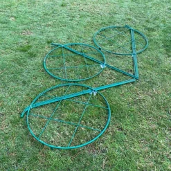 Pack Of 3 Peony Circular Metal Plant Supports (90cm) -Outsunny Garden Zone pack of 3 peony circular metal plant supports 90cm 5060266599545 03c MP