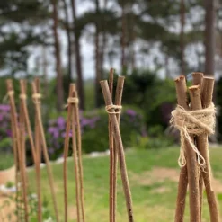 Pack Of 40 Willow Pea & Bean Support Sticks (120cm) 7 Pack Of 40 Willow Pea & Bean Support Sticks (120cm) -Outsunny Garden Zone pack of 40 willow pea bean support sticks 120cm 5060266597398 04c MP