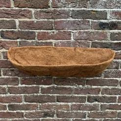 Pack Of 5 Extra Deep Coco Wall Planter Liner (60cm) -Outsunny Garden Zone pack of 5 extra deep coco wall planter liner 60cm 5060266598746 04c MP