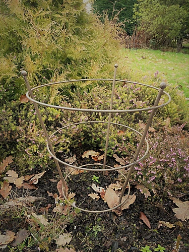 Peony Herbaceous Plant Support Frame Garden Flower Stand Ring Cage (H)51cm (Dia)40cm 3 Peony Herbaceous Plant Support Frame Garden Flower Stand Ring Cage (H)51cm (Dia)40cm - Image 3