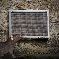 Pest Proofing Air Brick Cover By MouseMesh - Large Stainless Steel 255mm(W) X 255mm(H) -Outsunny Garden Zone pest proofing air brick cover by mousemesh large stainless steel 255mm w x 255mm h 5060271900114 04c MP