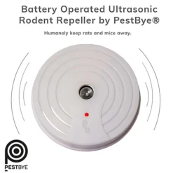 Pestbye Discreet Ceiling Wall Mounted Battery Operated Ultrasonic Rat And Mouse Repeller -Outsunny Garden Zone pestbye discreet ceiling wall mounted battery operated ultrasonic rat and mouse repeller5055837281288 03c MP
