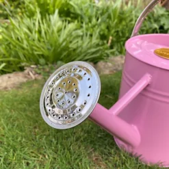Pink Metal & Chrome Watering Can (3.5 Litre) 7 Pink Metal & Chrome Watering Can (3.5 Litre) -Outsunny Garden Zone pink metal chrome watering can 3 5 litre 5055031302062 04c MP