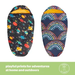 Pod Sleeping Bag Kids Single Camping Travel Single Zip -Outsunny Garden Zone pod sleeping bag kids single camping travel single zip5012701567350 03c MP