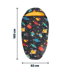 Pod Sleeping Bag Kids Single Camping Travel Single Zip -Outsunny Garden Zone pod sleeping bag kids single camping travel single zip5012701567350 04c MP