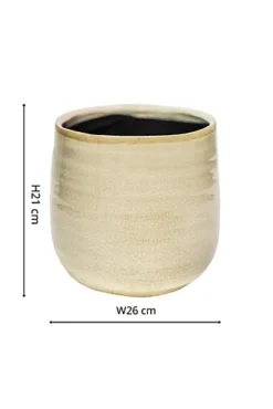 Pot Como Ivory Indoor Planter H21Cm D26Cm 7 Pot Como Ivory Indoor Planter H21Cm D26Cm -Outsunny Garden Zone pot como ivory indoor planter h21cm d26cm8711355761752 04c MP