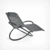 Premium Grey Orb Folding Sun Lounger