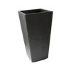 Primeur Sonata Slate Plain Square Plant Pot (Dia)26cm
