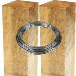 Primrose 6ft Square Post Screening Or Hurdle Installation Kit - First Panel