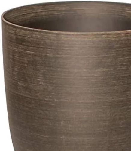 Primrose Black Cortina Stone Cone Round Tall Garden Planter 53cm 3 Primrose Black Cortina Stone Cone Round Tall Garden Planter 53cm - Image 3