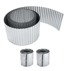 Primrose Galvanised Steel Lawn Edging Corrugated Metal 10m