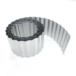 Primrose Galvanised Steel Lawn Edging Wavy Corrugated Metal 10m