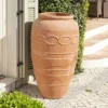 Primrose Garden Decorative Terracotta Tall Vase Patio Planter 100cm