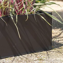 Primrose Gunmetal Black Galvanised Zinc Rectangular Garden Planter Plant Pot Large 75cm X 32cm 7 Primrose Gunmetal Black Galvanised Zinc Rectangular Garden Planter Plant Pot Large 75cm X 32cm -Outsunny Garden Zone primrose gunmetal black galvanised zinc rectangular garden planter plant pot large 75cm x 32cm5055372319194 03c MP
