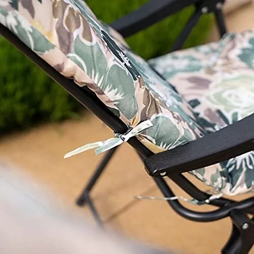 Primrose Pack Of 2 Floral Pattern Garden Recliner Sun Lounger Patio Chair Garden Reclining 3 Primrose Pack Of 2 Floral Pattern Garden Recliner Sun Lounger Patio Chair Garden Reclining - Image 3