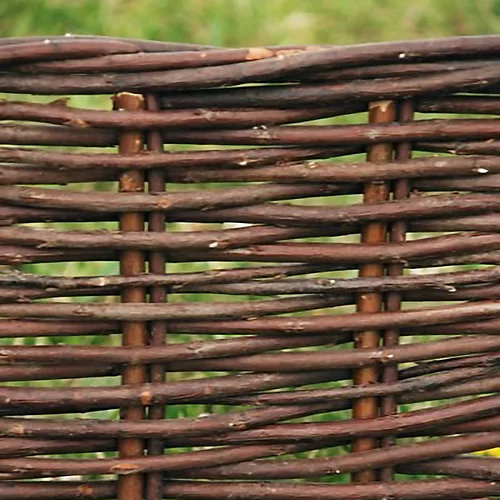 Primrose Woven Willow Hurdle Edging Garden Border Perimeter- H20cm X 200cm 4 Primrose Woven Willow Hurdle Edging Garden Border Perimeter- H20cm X 200cm - Image 4