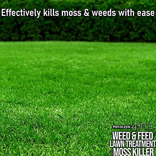 Pro-Kleen 4 In 1 Weed And Feed Lawn Treatment With Moss Killer - Greens Grass, Kills Weeds & Moss & Fertilises Grass 7.5kg 2 Pro-Kleen 4 In 1 Weed And Feed Lawn Treatment With Moss Killer - Greens Grass, Kills Weeds & Moss & Fertilises Grass 7.5kg - Image 2