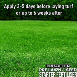 Pro-Kleen Pre Lawn & Seed Starter Fertiliser - Phosphorus Rich Formula With Nitrogen, Potassium & Magnesium Oxide 5kg 7 Pro-Kleen Pre Lawn & Seed Starter Fertiliser - Phosphorus Rich Formula With Nitrogen, Potassium & Magnesium Oxide 5kg -Outsunny Garden Zone pro kleen pre lawn seed starter fertiliser phosphorus rich formula with nitrogen potassium magnesium oxide 5kg5056411329853 04c MP