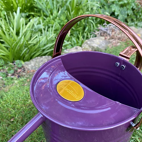 Purple Heather Metal & Copper Watering Can (3.5 Litre) 4 Purple Heather Metal & Copper Watering Can (3.5 Litre) - Image 4