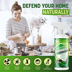 Ready Steady Defend Mouse & Rat Natural Repellent Spray 500ml -Outsunny Garden Zone ready steady defend mouse rat natural repellent spray 500ml5061001650033 03c MP