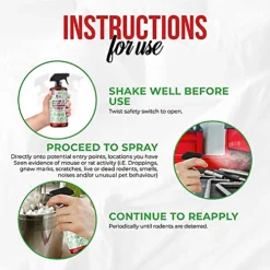 Ready Steady Defend Mouse & Rat Repellent Spray 200ml -Outsunny Garden Zone ready steady defend mouse rat repellent spray 200ml5065003775336 06c MP