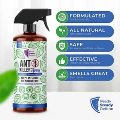 Ready Steady Defend Natural Ant Killer Spray 200ml -Outsunny Garden Zone ready steady defend natural ant killer spray 200ml5061001650712 03c MP